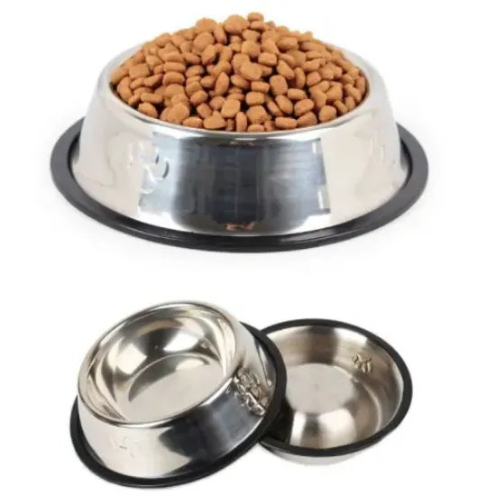 Paslanmaz Çelik Metal Mama Kabı 15 cm. resmi