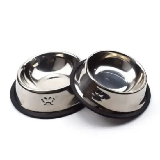 Paslanmaz Çelik Metal Mama Kabı 18 cm. resmi