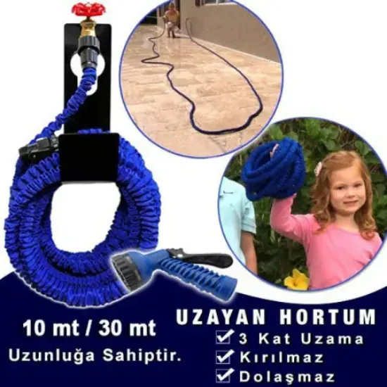 Tabancalı Uzayan Hortum 30 Metre resmi