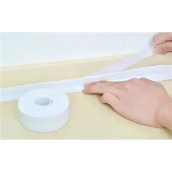 BEYAZ Su Sızdırmaz Lavabo Kenar Bandı (KUTUSUZ)(3.2m) resmi
