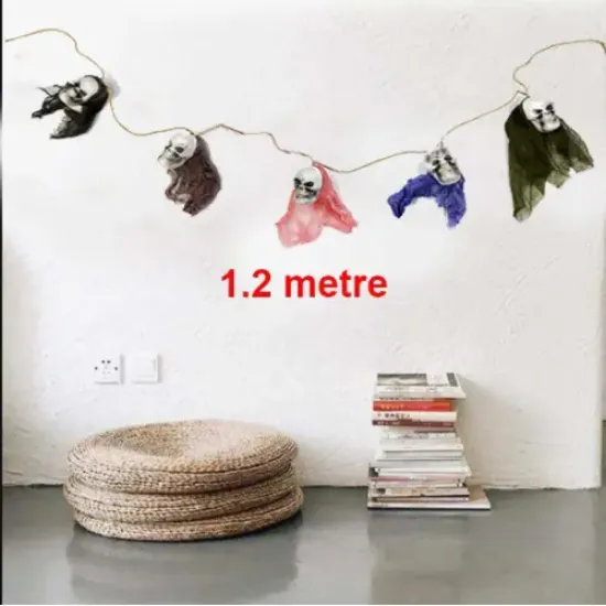 Asmalı Kuru Kafa Süsü 5 Adet resmi