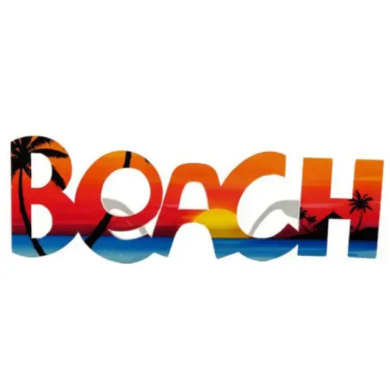 Beach Yazılı Parti Gözlüğü resmi