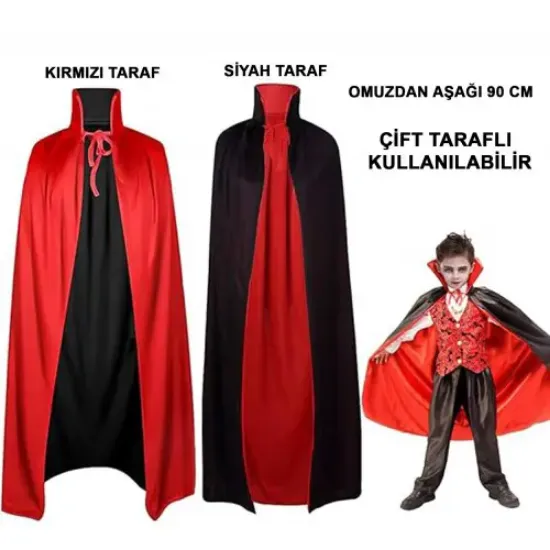 Çift Taraflı Pelerin Çocuk  resmi