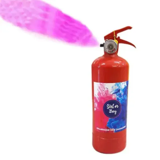 Cinsiyet Tüpü - Gender Reveal Partisi Tüpü Pembe Renk resmi