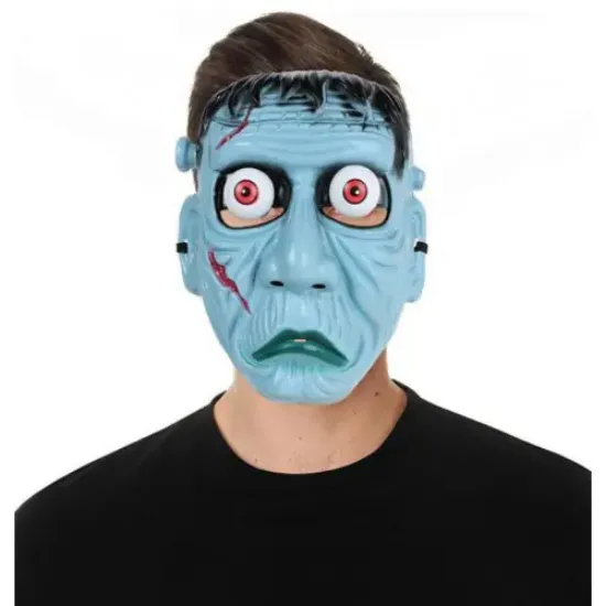 Frankenstein Temalı Sallanan Oynar Gözlü Maske resmi