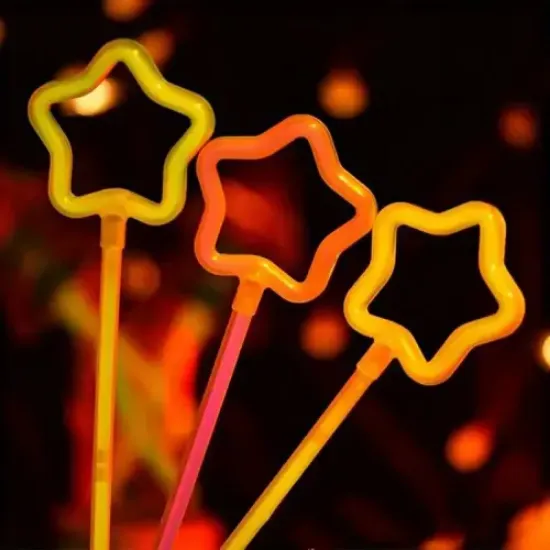 Glow Yıldız Asa 6 Renk 6 Adet resmi