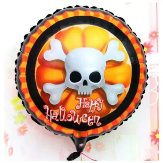Halloween Kuru Kafa Folyo Balon 18 inç resmi