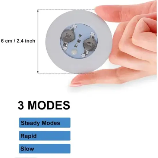 Işıklı Yapışkanlı Bardak Altı Aparatı Ledli 3 Modlu  resmi