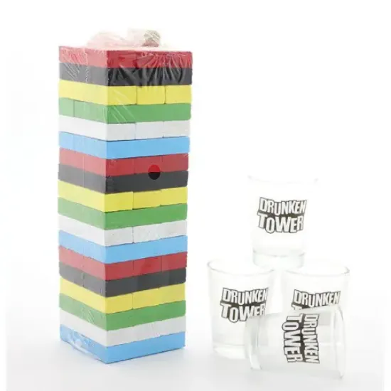 Jenga Shot Bardak Oyunu Model 1  resmi