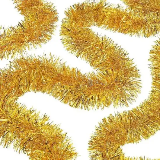 Kalın Simli Parti Süsü 2 Metre Altın resmi
