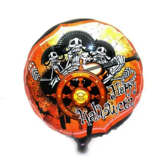 Kuru Kafalı Korsan Halloween Folyo Balon resmi