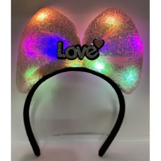 Led Işıklı Love Taç resmi