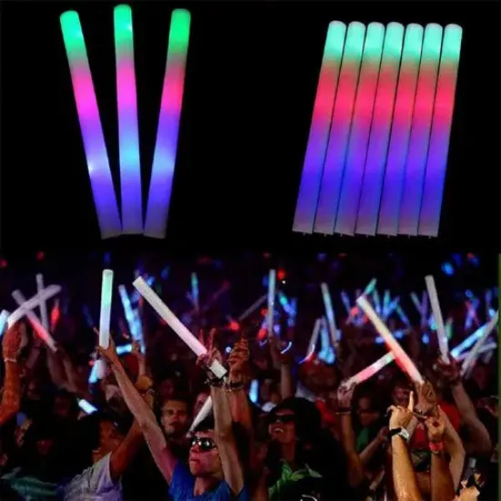 Led Işıklı Rengarenk Sünger Parti Çubuk resmi