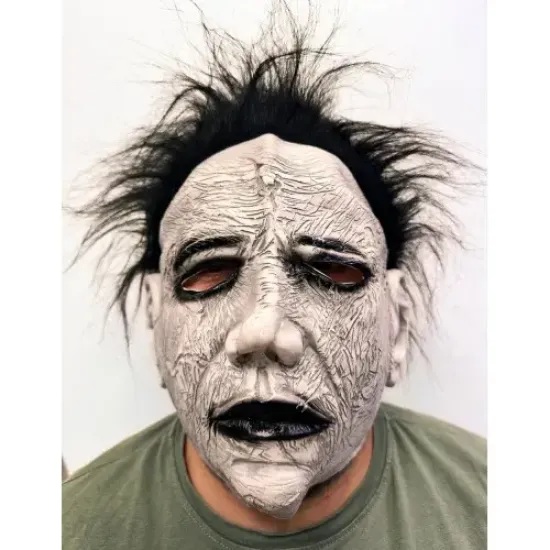 Michael Myers Siyah Saçlı Yüz Maskesi resmi