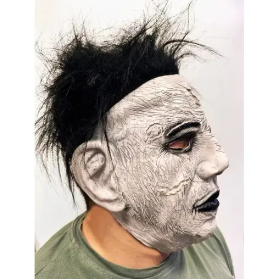 Michael Myers Siyah Saçlı Yüz Maskesi resmi