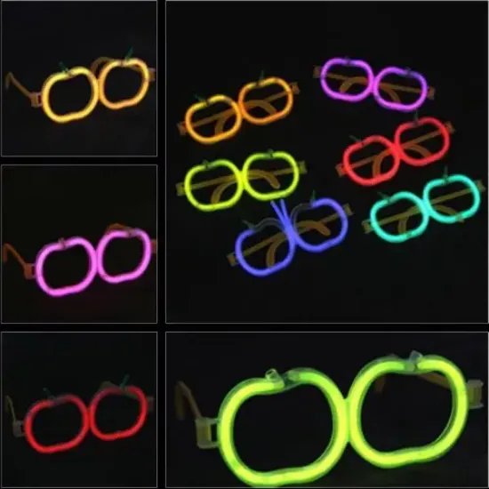 Neon Stick Elma Gözlük Seti 12 Adet resmi