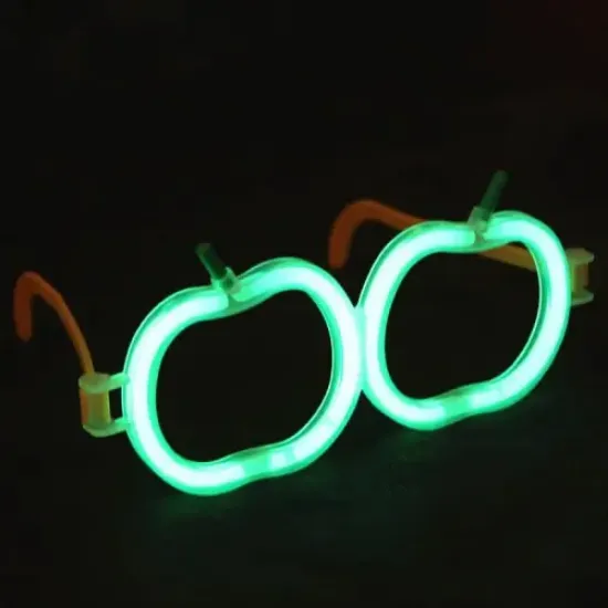 Neon Stick Elma Gözlük Seti 12 Adet resmi