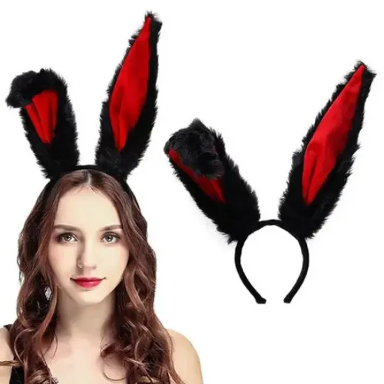 Peluş Mega Tavşan Kulağı Siyah resmi