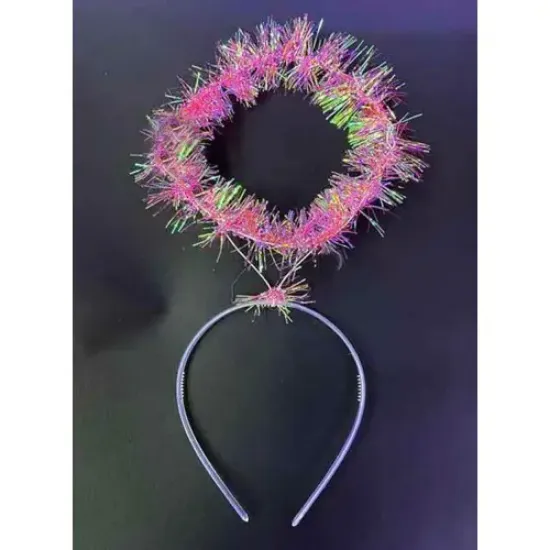 Pembe Metalize Melek Hare Taç  resmi