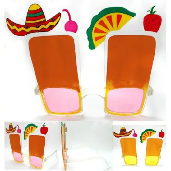 Sombrero Hawaii Fiesta Meyve Figürlü Gözlük resmi