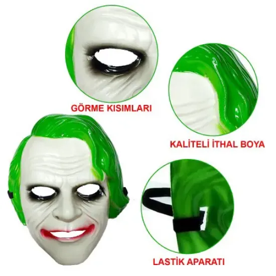 The Dark Knight Joker Maskesi  resmi