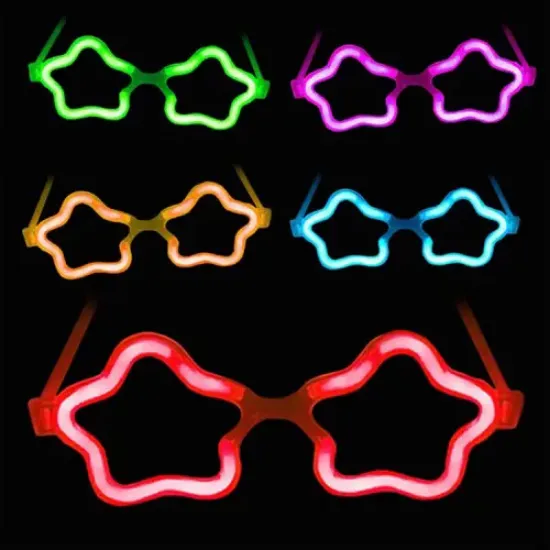 Yıldız Glow Partisi Gözlüğü 12 Adet resmi