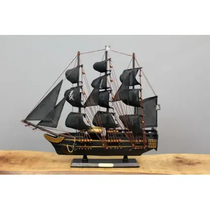 Ahşap Korsan Gemisi 38x45 cm resmi