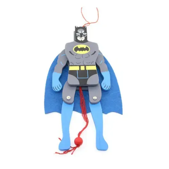Ahşap Sallanan Batman Figürü  resmi