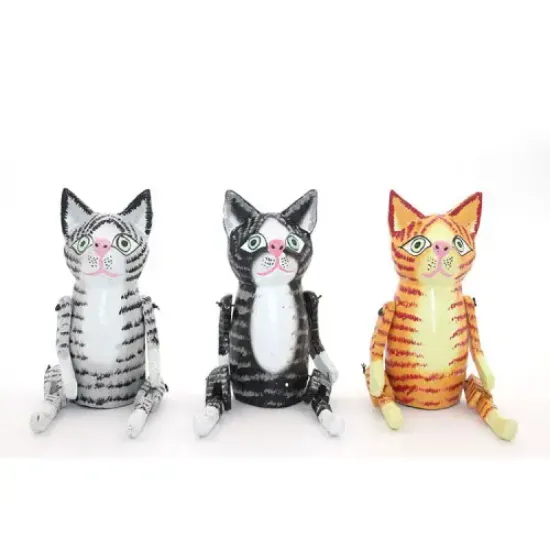 Ahşap Sallanan Kedi resmi