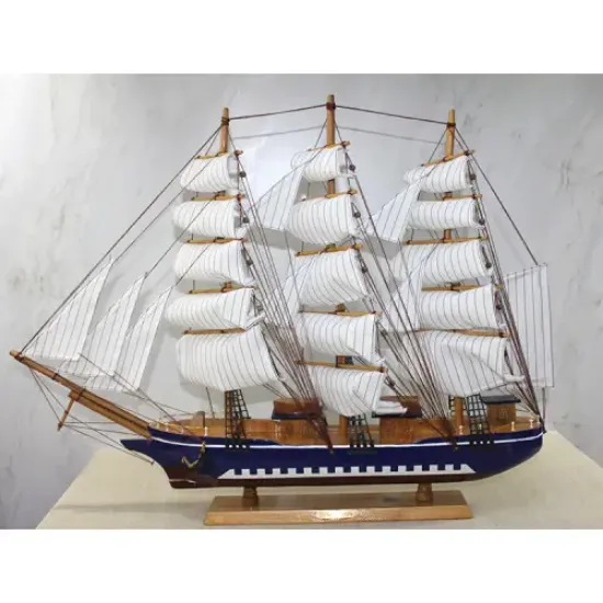 Ahşap Yelken Gemi Model 1  resmi