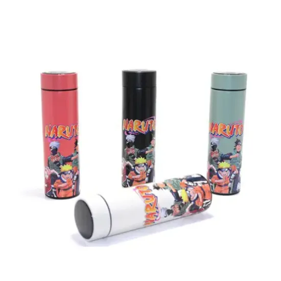 Anime Baskılı Dijital Göstergeli Termos 500 ml Model 3 resmi