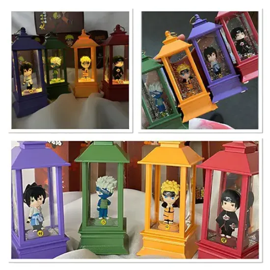 Anime Naruto Figürlü Işıklı Kar Küresi  resmi