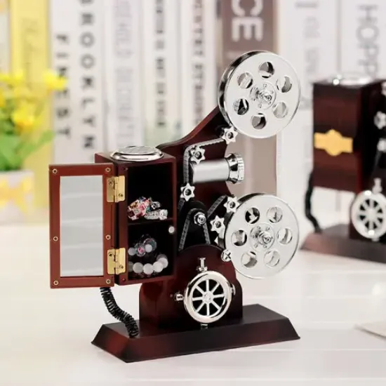Film Makinesi Tasarımlı Müzik Kutusu resmi