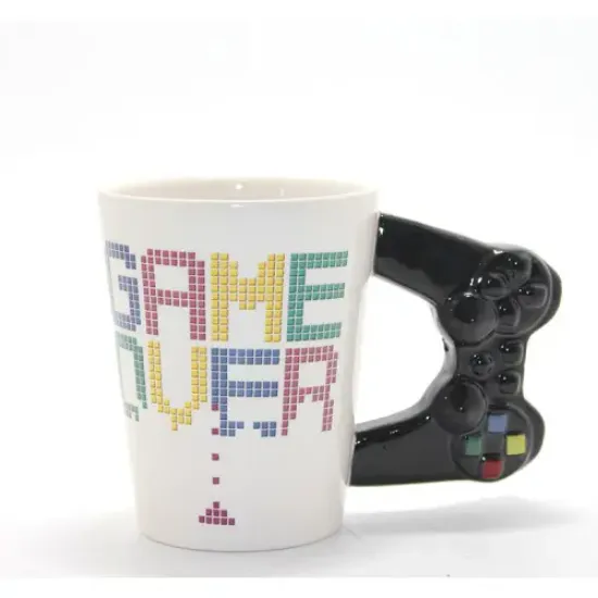 Game Over Porselen Kupa Bardak Model 1  resmi