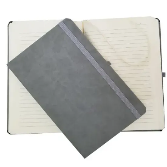 Gri Renk Deri Defter resmi