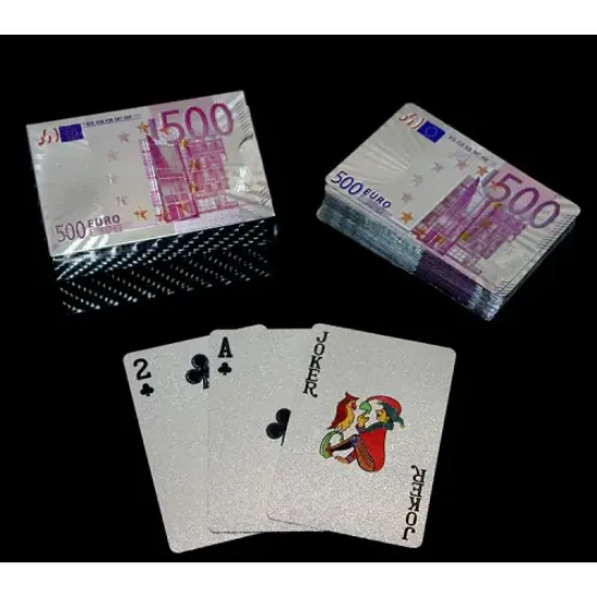 Gümüş Euro Oyun Kartı  resmi
