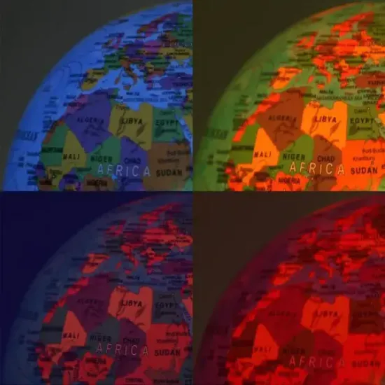 Işıklı Dünya Atlas resmi