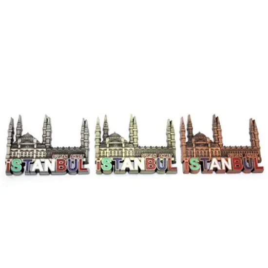 İstanbul Temalı Metal Magnet Model 5  resmi