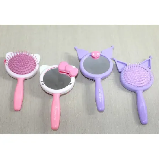Kuromi, Hello Kitty Karışık Aynalı Tarak  resmi