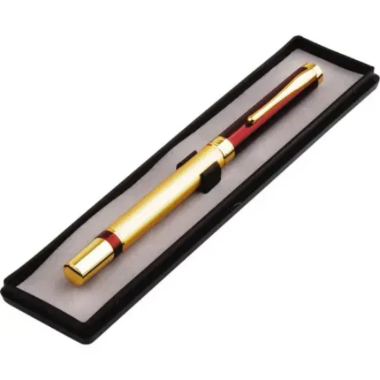 Kutulu Kırmızı Gold Tasarım Roller Kalem resmi