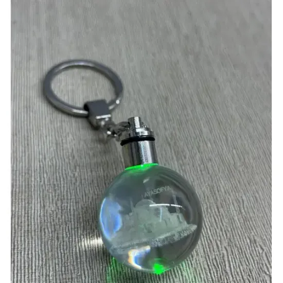 Ledli Ayasofya Tasarımı Kristal Anahtarlık  resmi