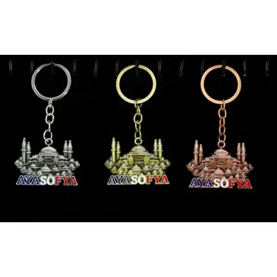 Metal Ayasofya Anahtarlık  resmi