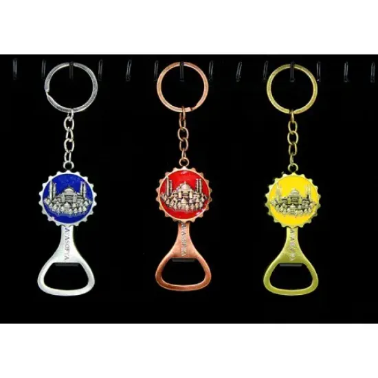 Metal Ayasofya Anahtarlık Ve Açacak Model 2  resmi