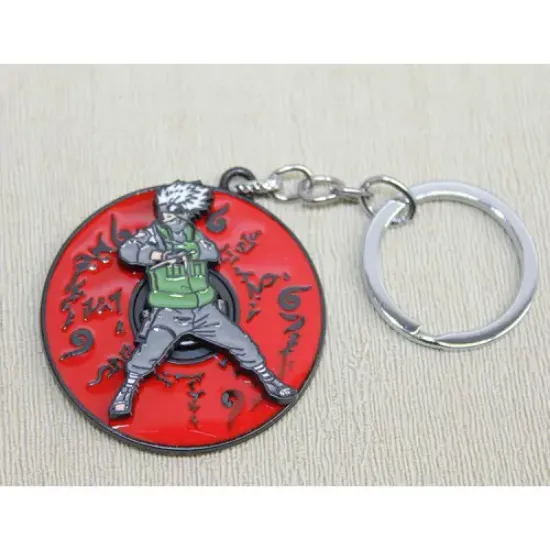 Metal Dönen Anime Figür Anahtarlık  resmi