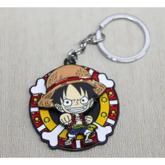 Metal Dönen Luffy Anahtarlık  resmi