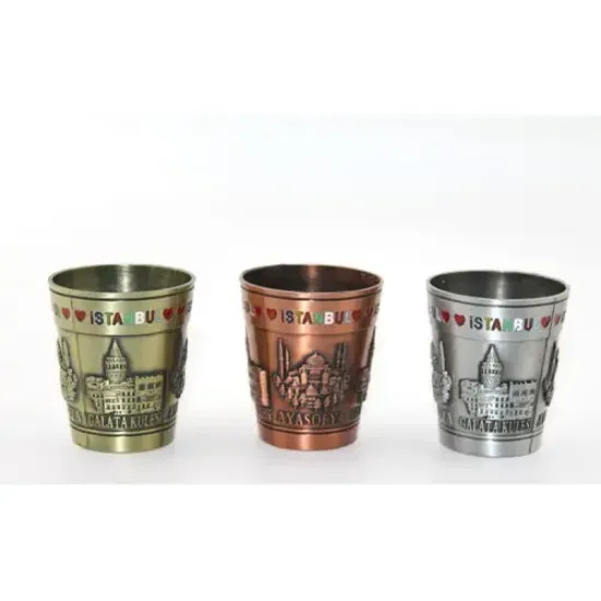 Metal İstanbul Yöresel Shot Bardak  resmi