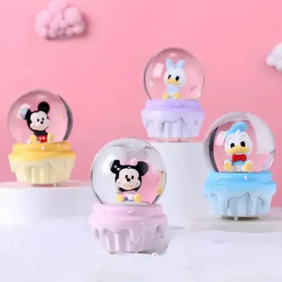 Mickey Mouse Işıklı Kar Küresi Model 2  resmi