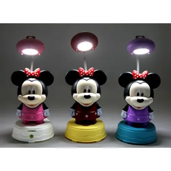 Mickey Mouse Masa Üstü Lamba USB Şarjlı Model 1  resmi