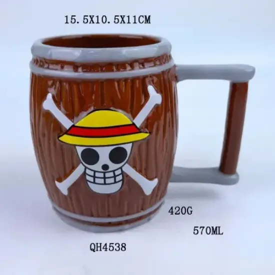 One Piece Luffy Kupa Bardak resmi