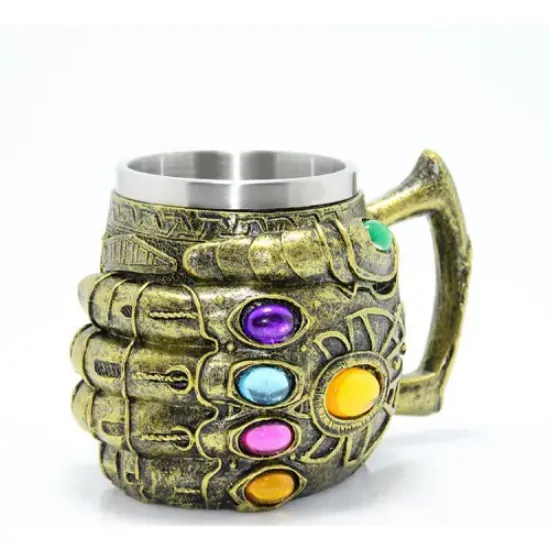 Paslanmaz Çelik Thanos Eli Kupa Bardak  resmi